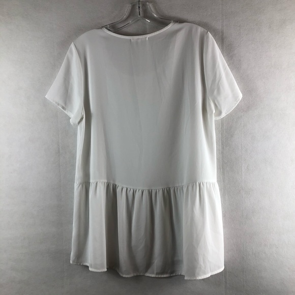 Pleione Small basic tunic white oversize - Picture 6 of 7